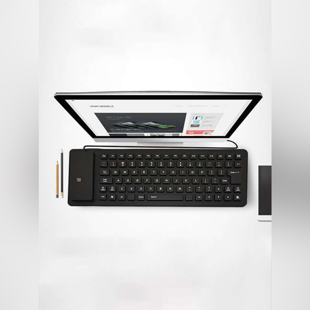 New Silicone Flexible 85 Keys Mini USB portable Waterproof Keyboard